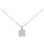 Autre Marque Collana con diamanti Au750 Argento