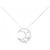 Autre Marque Collana con diamanti Au750 Argento