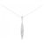 Autre Marque Collana in diamante in oro bianco Au750 Argento