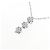 Autre Marque Collana di diamanti 2 vie in oro bianco Au750 Argento - vista 4