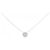 Autre Marque Collana in diamante in oro bianco Au750 Argento