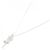 Autre Marque Diamant-Halskette PT900 PT850 Silber - Ansicht 2