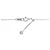 Autre Marque Diamant-Halskette PT900 PT850 Silber - Ansicht 5