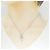 Autre Marque Diamant-Halskette PT900 PT850 Silber - Ansicht 6