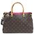 Borsa Pallas Monogram Louis Vuitton Marrone Rosa Gold hardware