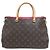 Borsa Pallas Monogram Louis Vuitton Marrone Rosa Gold hardware - vista 2