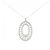 Autre Marque Collana in diamante in oro bianco Au750 Argento