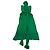Loewe Vestido Modi drapeado verde Verde oscuro