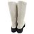 Botas Largas de Cuero FUJI de Hermès Blanco - vista 4
