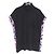 Autre Marque Cashmere-Poncho mit Blumenmusterbesatz LEONARD Schwarz