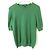 Autre Marque Pullover in cashmere a collo rotondo e maniche corte Drawer Verde