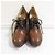 Stivaletti con plateau e lacci in pelle Bally Marrone - vista 2