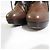 Stivaletti con plateau e lacci in pelle Bally Marrone - vista 8