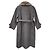 Autre Marque Abrigo ceñido con cuello de piel Pierre Cardin Castaño - vista 2