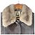 Autre Marque Abrigo ceñido con cuello de piel Pierre Cardin Castaño - vista 4