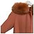 Autre Marque Abrigo con capucha de piel de zorro Diagram GRACE CONTINENTAL Naranja - vista 3