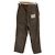 Autre Marque Pantalon à couture centrale Drawer Marron - vue 2