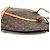 Borsa Tote Babylon Monogram Louis Vuitton Marrone - vista 4