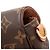 Borsa a spalla 2 in 1 Louis Vuitton Monogram Wallet on Chain Ivy Marrone - vista 15