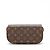 Borsa a spalla 2 in 1 Louis Vuitton Monogram Wallet on Chain Ivy Marrone - vista 2