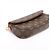 Borsa a spalla 2 in 1 Louis Vuitton Monogram Wallet on Chain Ivy Marrone - vista 4
