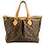 Borsa a Spalla/Tote Monogram Palermo PM Louis Vuitton Marrone