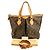 Borsa a Spalla/Tote Monogram Palermo PM Louis Vuitton Marrone - vista 13