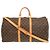 Borsa Boston Keepall Bandoulière 55 Monogram Louis Vuitton Marrone Monogramma