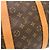 Borsa Boston Keepall Bandoulière 55 Monogram Louis Vuitton Marrone Monogramma - vista 8