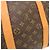 Borsa Boston Keepall Bandoulière 55 Monogram Louis Vuitton Marrone Monogramma - vista 9
