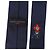 Cravatta So Vivienne di Louis Vuitton Rosso Blu navy - vista 4