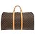 Louis Vuitton Keepall 55 Monogram Boston Bag Brown