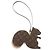 Charm per borsa in pelliccia di visone Louis Vuitton Marrone D'oro - vista 3