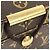 Borsa Messenger Abbesses Monogramma Louis Vuitton Marrone - vista 10