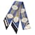 Bufanda Perfil Lift Twilly de Hermès Multicolor Azul marino  - vista 1