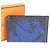 Hermès Hermes Tarmac PM Dragon Leather Passport Case Blue Navy blue