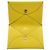 Tarjetero Calvi en cabra Hermès Amarillo - vista 5