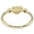 Anello a forma di cuore Tiffany & Co. in oro giallo con diamante D'oro - vista 3