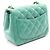 Borsa a Spalla Chanel Mini Matelassé Verde - vista 2