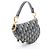 Borsa a mano mini oblique jacquard Dior Saddle di Christian Dior a 2 vie Beige Blu navy - vista 2
