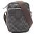 Bolsa de Ombro Anagram Repeat da Loewe Marrom