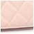 Billetera bi-fold pequeña Matelassé de Chanel Rosa - vista 14