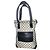 Gucci Borsa Tote GG Supreme Canvas Nero Beige
