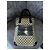 Gucci Borsa Tote GG Supreme Canvas Nero Beige - vista 2