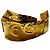 Autre Marque David Rucli Bracciale Scultura in Bronzo Dorato D'oro
