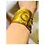 Autre Marque David Rucli Bracciale Scultura in Bronzo Dorato D'oro - vista 18
