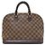 Borsa Alma PM Damier Louis Vuitton Marrone