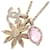 Collana Lunga Bijou Coco Mark di Chanel Rosa D'oro