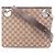 Borsa a Spalla Gucci GG Canvas Marrone Beige