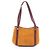 Loewe Anagramm Tote Bag Bordeaux Gelb